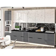 Kitchen "Painted high gloss with printing" KX-6738